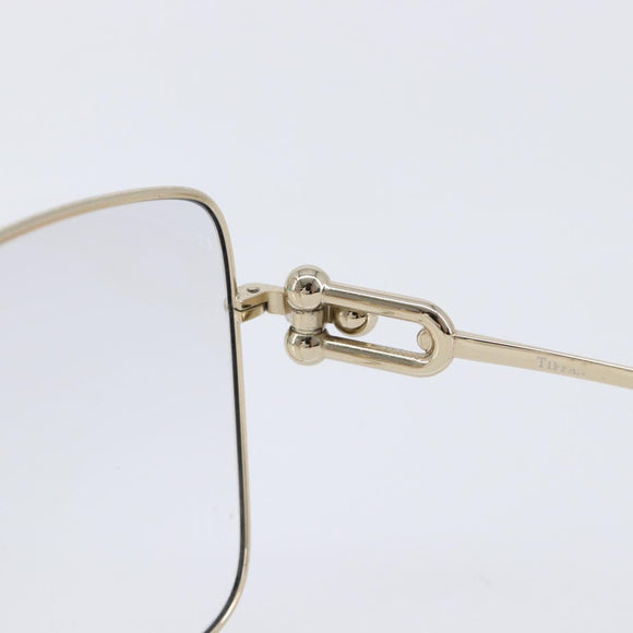 Tiffany & Co. Sunglasses Metal Gold Black Auth 214534