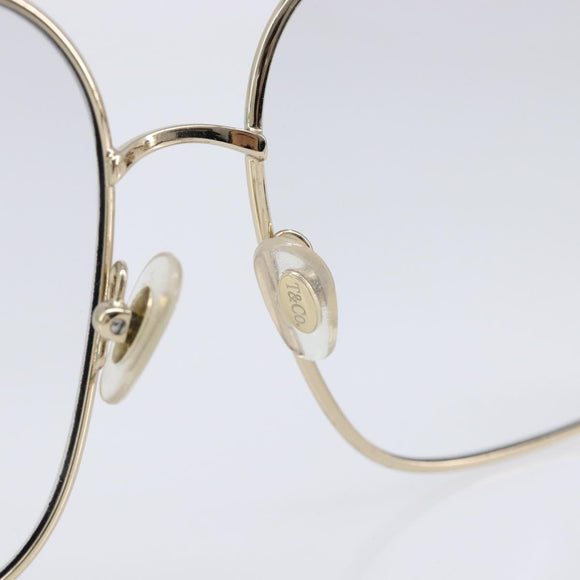 Tiffany & Co. Sunglasses Metal Gold Black Auth 214534