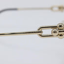 Tiffany & Co. Sunglasses Metal Gold Black Auth 214534-9