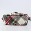 Vivienne Westwood Hand Bag PVC Canvas 2way Multicolor Silver Auth 214650A-11