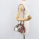 Vivienne Westwood Hand Bag PVC Canvas 2way Multicolor Silver Auth 214650A-25