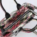 Vivienne Westwood Hand Bag PVC Canvas 2way Multicolor Silver Auth 214650A-6
