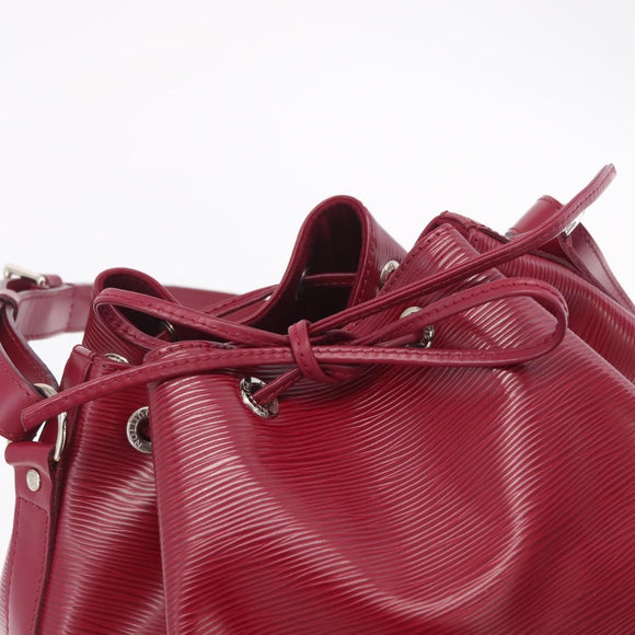 LOUIS VUITTON Epi Petit Noe Shoulder Bag Fuchsia M40676 LV Auth 214654V