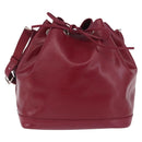 LOUIS VUITTON Epi Petit Noe Shoulder Bag Fuchsia M40676 LV Auth 214654V-2