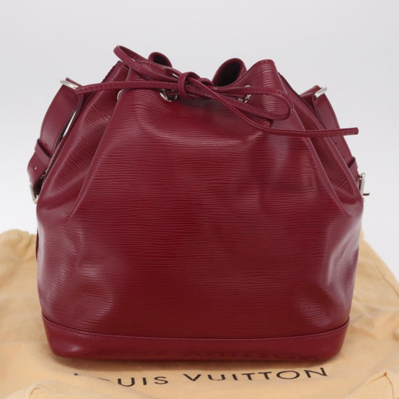 LOUIS VUITTON Epi Petit Noe Shoulder Bag Fuchsia M40676 LV Auth 214654V