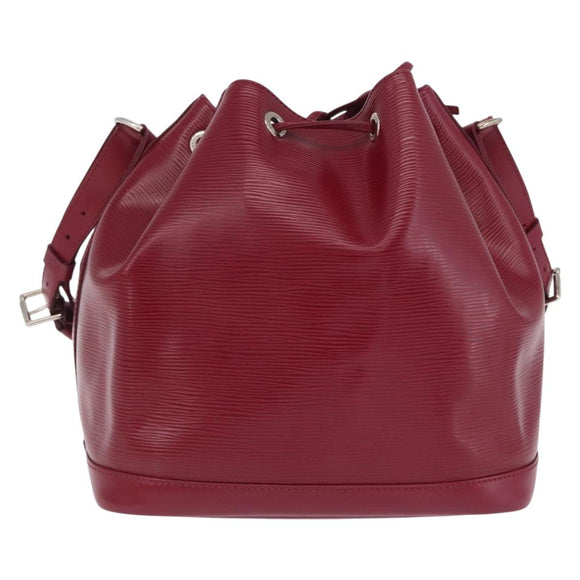 LOUIS VUITTON Epi Petit Noe Shoulder Bag Fuchsia M40676 LV Auth 214654V