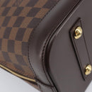 LOUIS VUITTON Damier Ebene Alma PM Hand Bag N53151 LV Auth 214655V-13