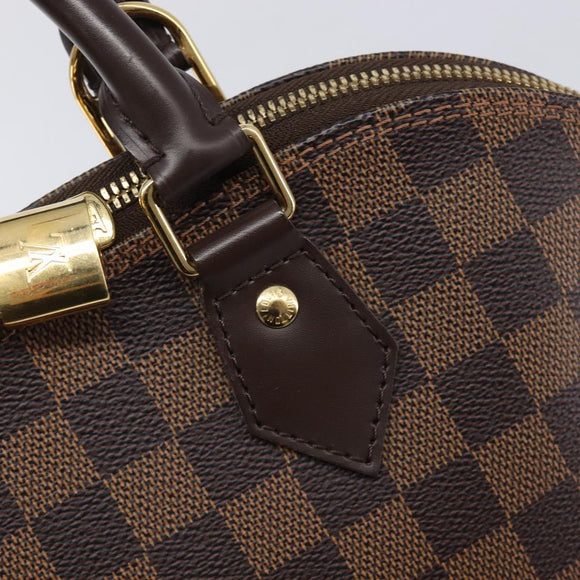 LOUIS VUITTON Damier Ebene Alma PM Hand Bag N53151 LV Auth 214655V