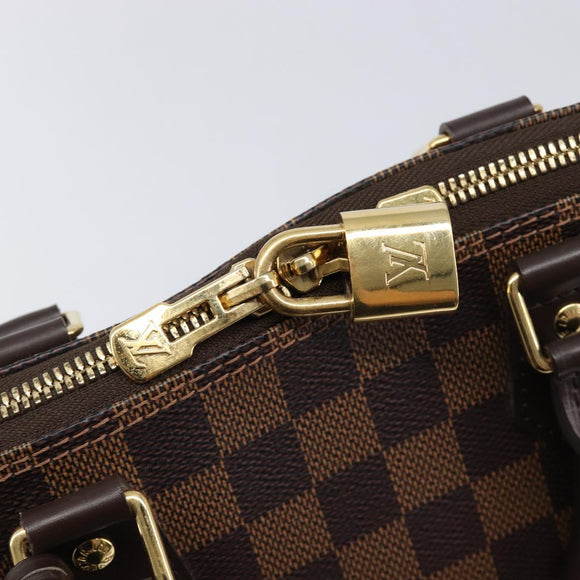 LOUIS VUITTON Damier Ebene Alma PM Hand Bag N53151 LV Auth 214655V