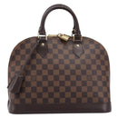 LOUIS VUITTON Damier Ebene Alma PM Hand Bag N53151 LV Auth 214655V-2