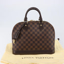 LOUIS VUITTON Damier Ebene Alma PM Hand Bag N53151 LV Auth 214655V-24
