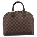 LOUIS VUITTON Damier Ebene Alma PM Hand Bag N53151 LV Auth 214655V-3