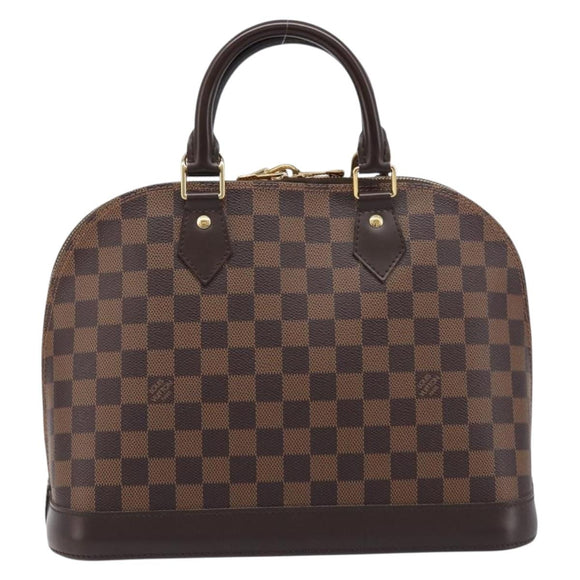 LOUIS VUITTON Damier Ebene Alma PM Hand Bag N53151 LV Auth 214655V