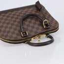 LOUIS VUITTON Damier Ebene Alma PM Hand Bag N53151 LV Auth 214655V-6