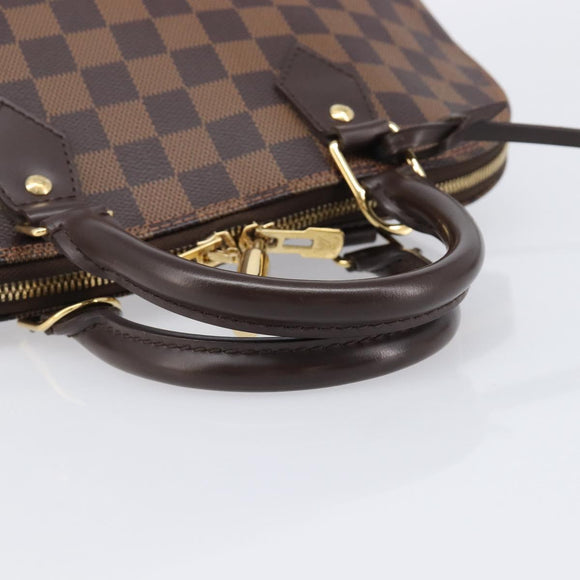 LOUIS VUITTON Damier Ebene Alma PM Hand Bag N53151 LV Auth 214655V