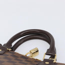LOUIS VUITTON Damier Ebene Alma PM Hand Bag N53151 LV Auth 214655V-8