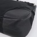PRADA Shoulder Bag Nylon Black Silver Auth 214656V-10