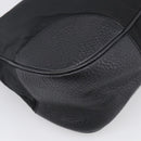 PRADA Shoulder Bag Nylon Black Silver Auth 214656V-13