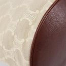 CELINE C Macadam Canvas Tote Bag Ivory Gold Auth 214658-15