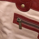 CELINE C Macadam Canvas Tote Bag Ivory Gold Auth 214658-24