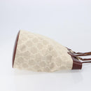 CELINE C Macadam Canvas Tote Bag Ivory Gold Auth 214658-4