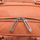 LOEWE Amazona 36 Hand Bag Leather Orange Silver Auth 214659A-18