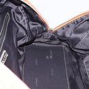 LOEWE Amazona 36 Hand Bag Leather Orange Silver Auth 214659A-21