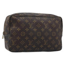 LOUIS VUITTON Monogram Trousse Toilette 28 Clutch Bag M47522 LV Auth 214661-1