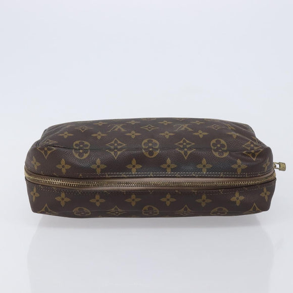 LOUIS VUITTON Monogram Trousse Toilette 28 Clutch Bag M47522 LV Auth 214661