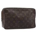 LOUIS VUITTON Monogram Trousse Toilette 28 Clutch Bag M47522 LV Auth 214664-1