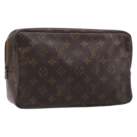 LOUIS VUITTON Monogram Trousse Toilette 28 Clutch Bag M47522 LV Auth 214664