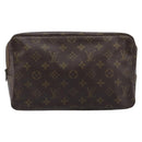 LOUIS VUITTON Monogram Trousse Toilette 28 Clutch Bag M47522 LV Auth 214664-2