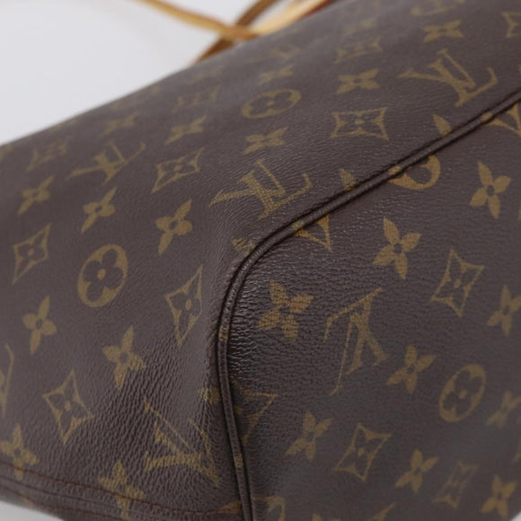 LOUIS VUITTON Monogram Neverfull MM Tote Bag M40156 LV Auth 214673
