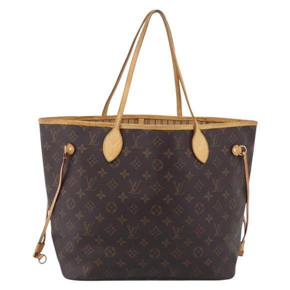 LOUIS VUITTON Monogram Neverfull MM Tote Bag M40156 LV Auth 214673
