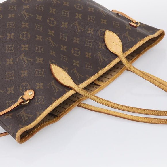 LOUIS VUITTON Monogram Neverfull MM Tote Bag M40156 LV Auth 214673