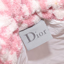 Christian Dior Trotter Pouch Pile Pink White Auth 214674A-17