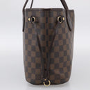 LOUIS VUITTON Damier Ebene Neverfull PM Tote Bag N51109 LV Auth 214678-4