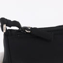 PRADA Accessory Pouch Nylon Black Silver Auth 214679V-15