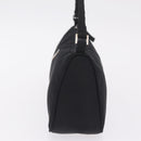 PRADA Accessory Pouch Nylon Black Silver Auth 214679V-4