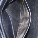 CELINE Shoulder Bag Leather Black Gold Auth 214682-22