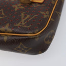 LOUIS VUITTON Monogram Perfo Pochette Accessoires Orange M95185 LV Auth 214683V-12