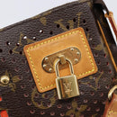 LOUIS VUITTON Monogram Perfo Pochette Accessoires Orange M95185 LV Auth 214683V-17