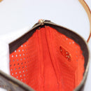 LOUIS VUITTON Monogram Perfo Pochette Accessoires Orange M95185 LV Auth 214683V-21