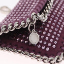 Stella McCartney Falabella Chain Shoulder Pouch Polyester Purple Auth 214701A-14