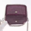 Stella McCartney Falabella Chain Shoulder Pouch Polyester Purple Auth 214701A-15