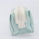 GUCCI GG Canvas Pouch Light Blue 039 1118 Auth 214703-4