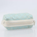 GUCCI GG Canvas Pouch Light Blue 039 1118 Auth 214703-6
