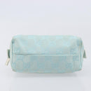 GUCCI GG Canvas Pouch Light Blue 039 1118 Auth 214703-7