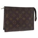 LOUIS VUITTON Monogram Poche Toilette 19 Pouch M47544 LV Auth 214707-1