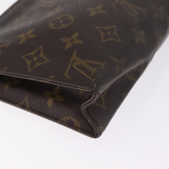 LOUIS VUITTON Monogram Poche Toilette 19 Pouch M47544 LV Auth 214707